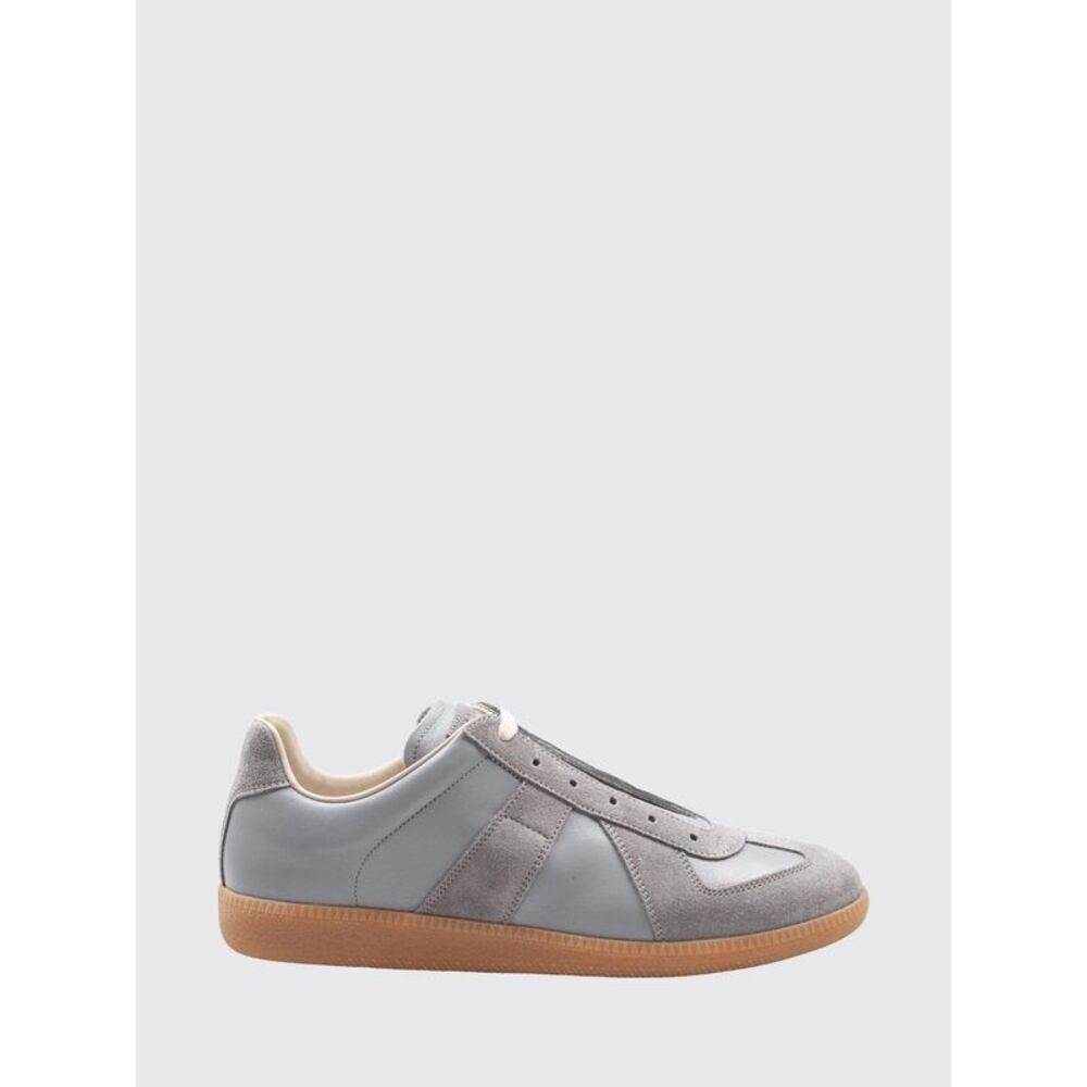 Maison Margiela Men Maison Margiela Replica Calfskin, Nappa And Suede Sneakers